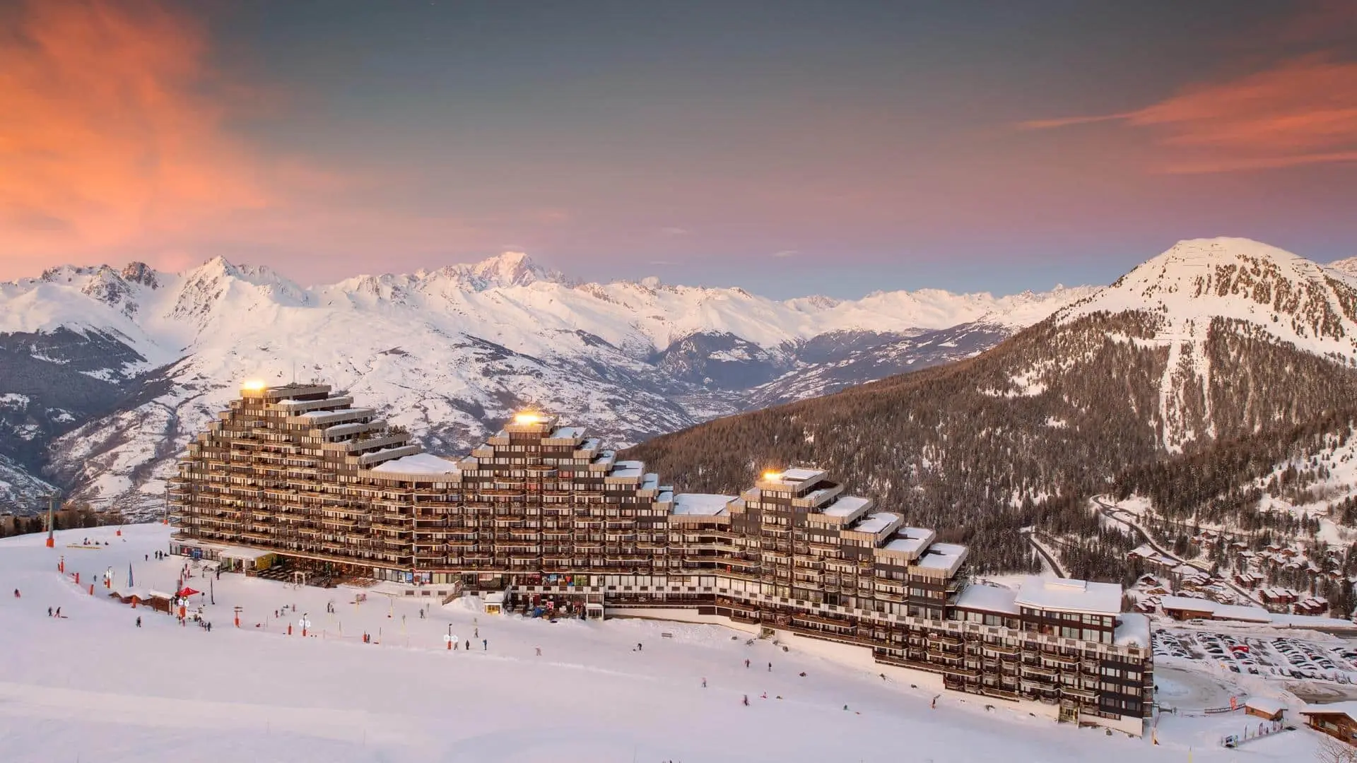 Séminaire La Plagne vue aérienne 4