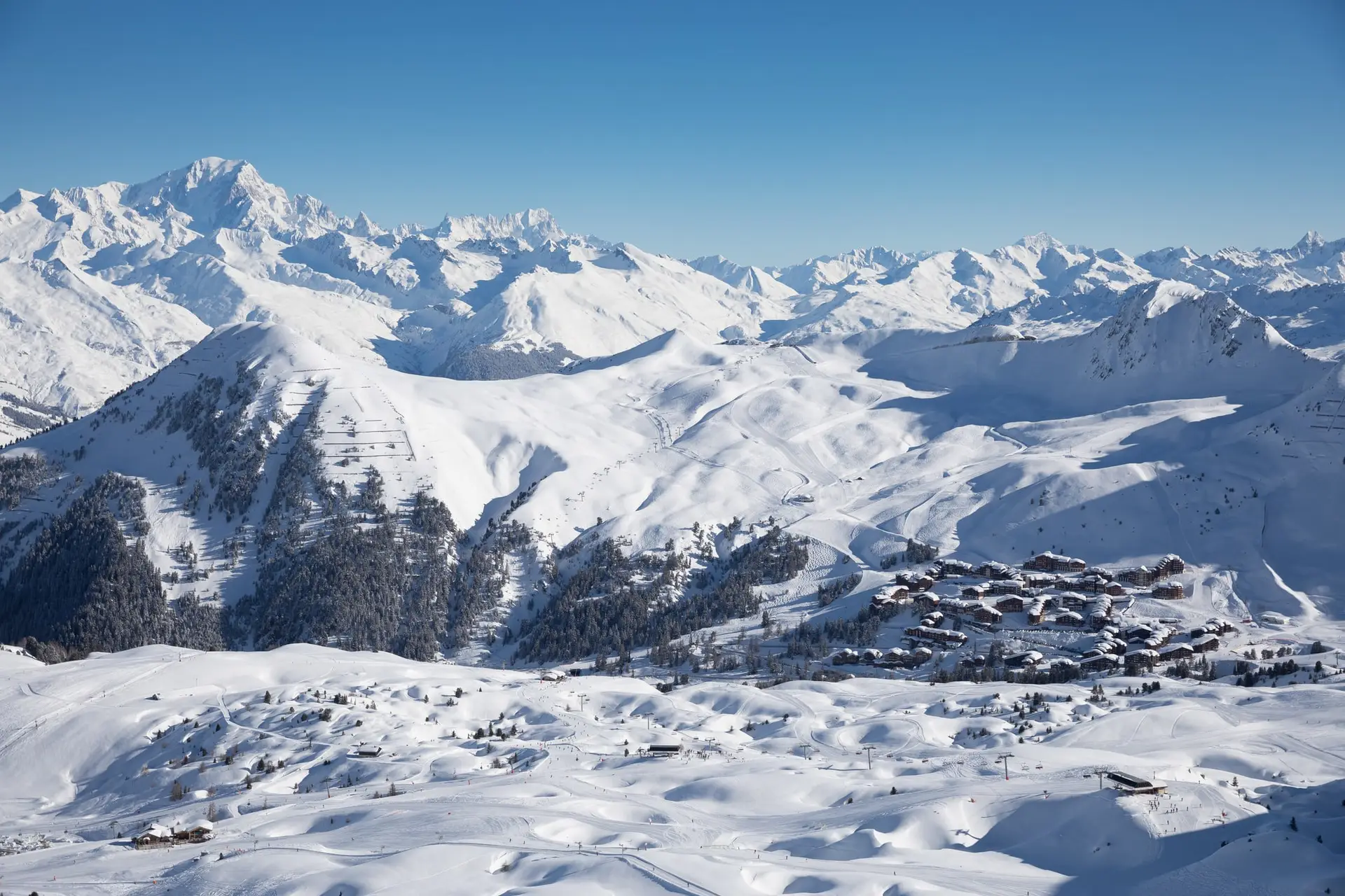 Séminaire La Plagne vue aérienne 6