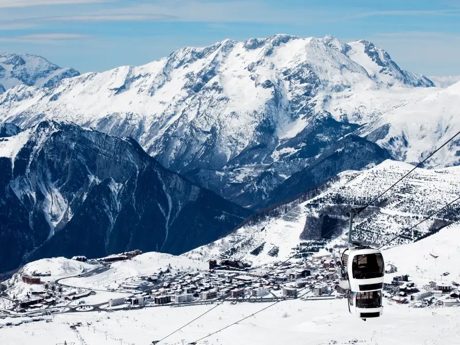 Vue de l'Alpe d'Huez